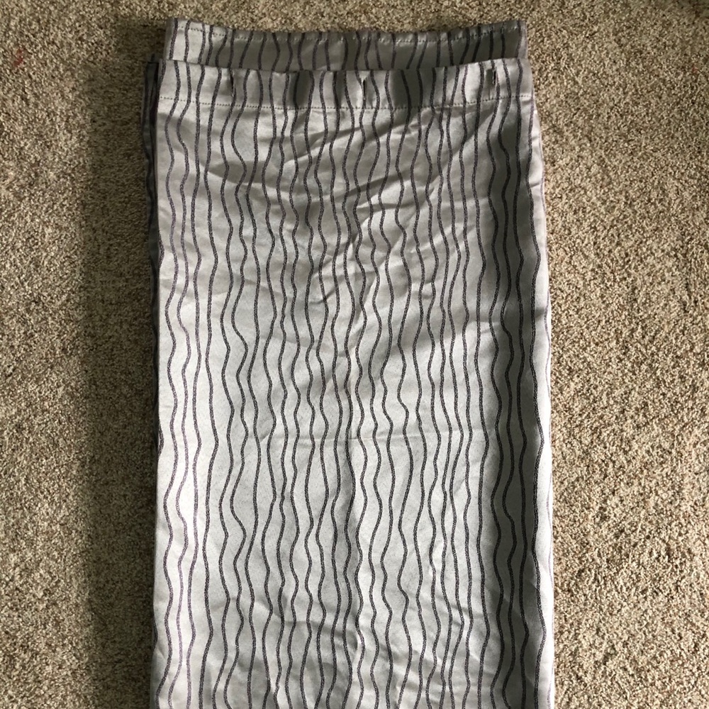 Purple and Silver Metallic Shine Shower Curtain